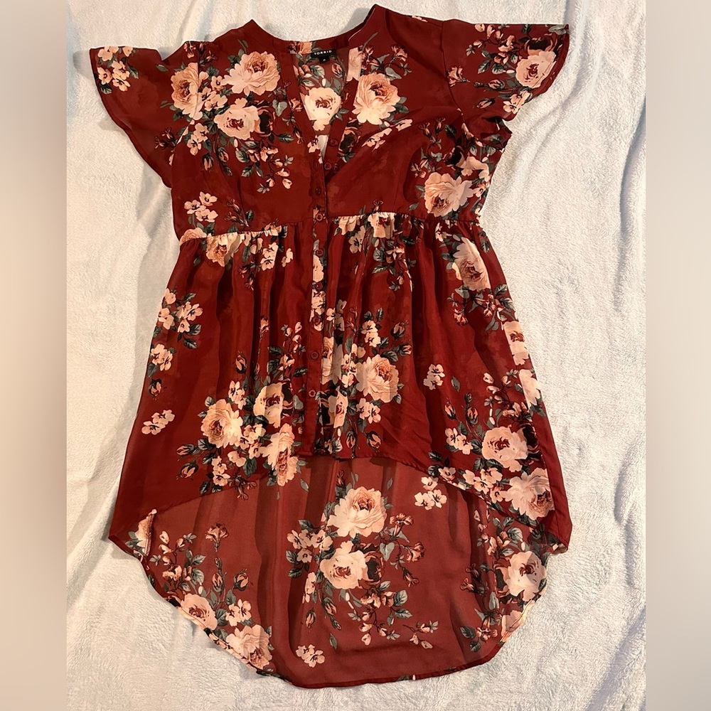 Torrid high low tunic